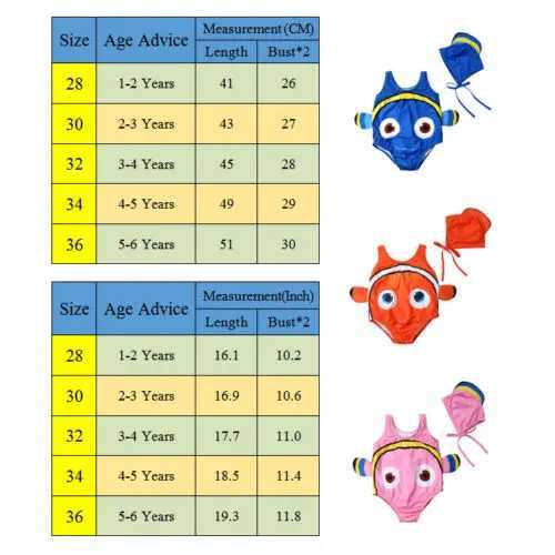 2PCS Kids Baby Girl Swimsuit Goldfish Swimwear Swimmable Costume+Swimming Hat 2019 New Cute High Quality Hot Sale X250224