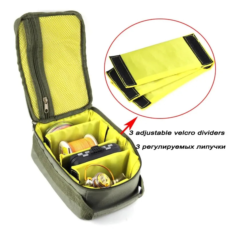 Oxford fishing gear large capacity portable reel bait hook storage handbag outdoor box 250213