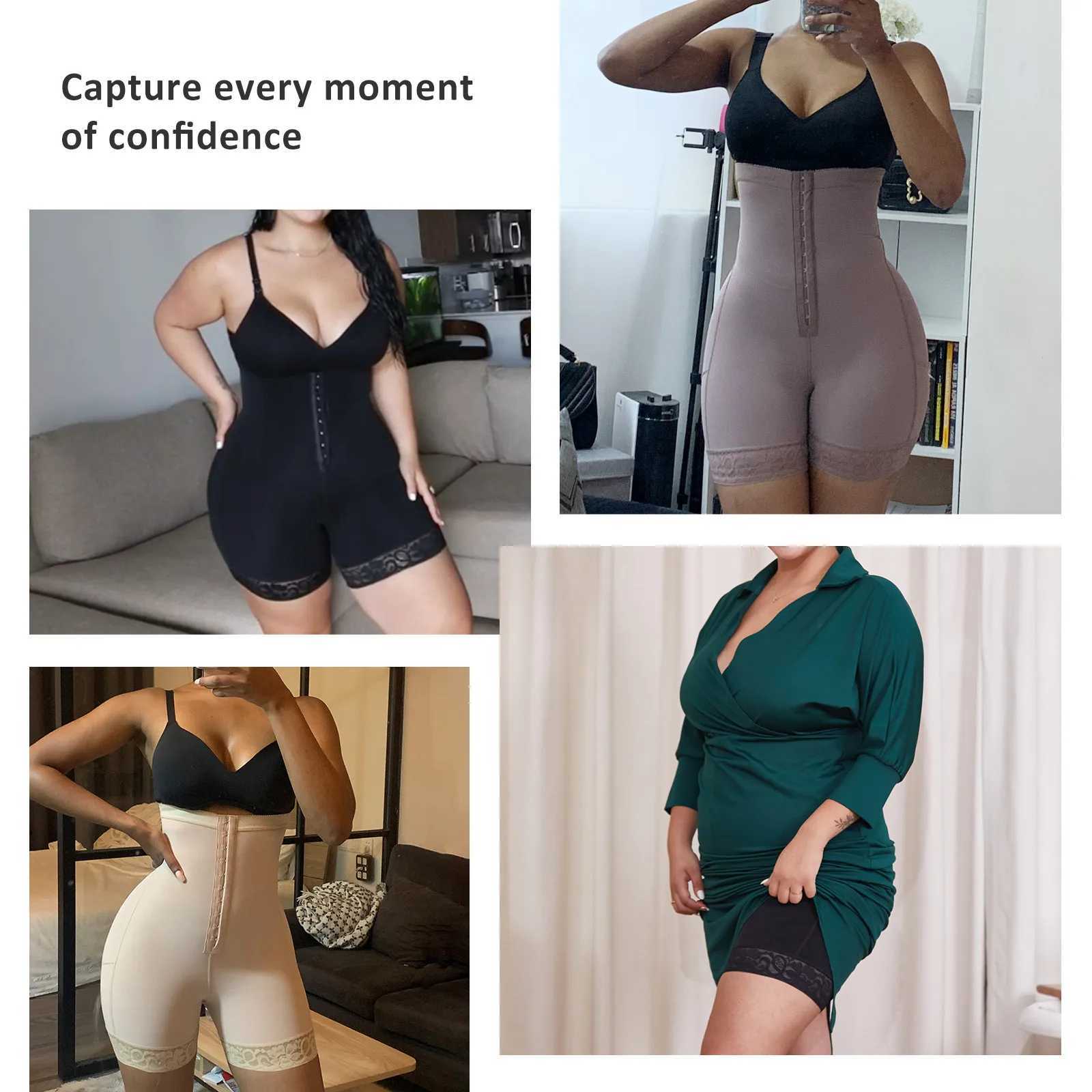 Breasted Lace Butt Lifter Corset High Waist Trainer Body Shapewear Women Slimming Shorts Underwear Tummy Control Panties M250225