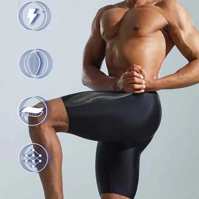 Mens Swim Jammer Adjustable Boys Swim Jammers Mens Swimwear Swim Trunks Streamlined Compressed Comfortable Pant Racing BriefsXJ250224