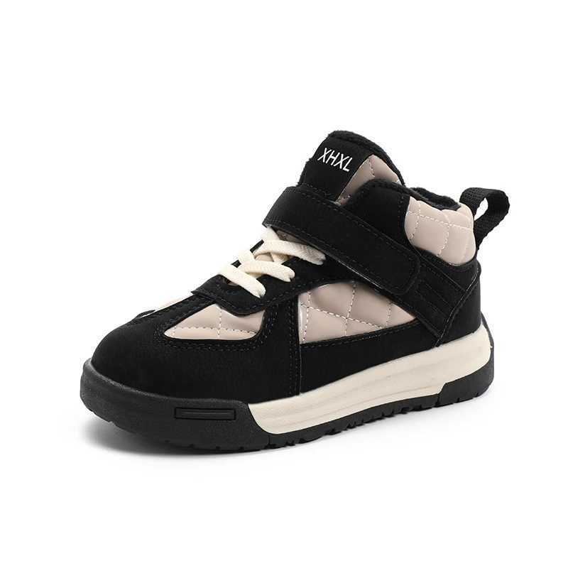 Children Warm Sneakers for Girls and Boys Fur Tennis Sports and Running Shoes W250225