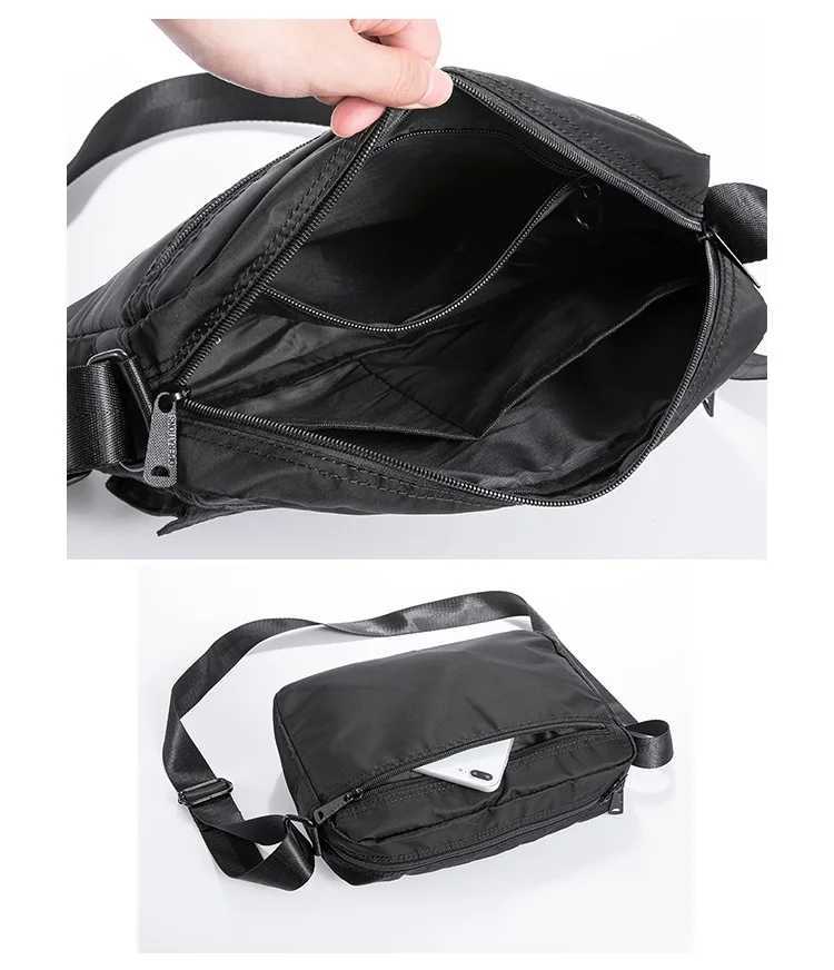 Fashion Shoulder Bags for Men Korean Style Male Messenger Bag Oxford Man Crossbody Bag Sport Side Bag Z250225