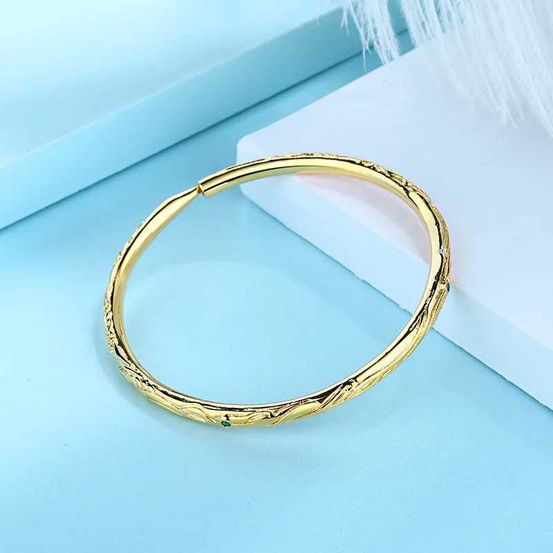 Next Birth of the Demon Child Universe Bracelet - Unisex Couple Gold-Plated Cuff Retro-Inspired Jewelry for Men and WomenXJ250225