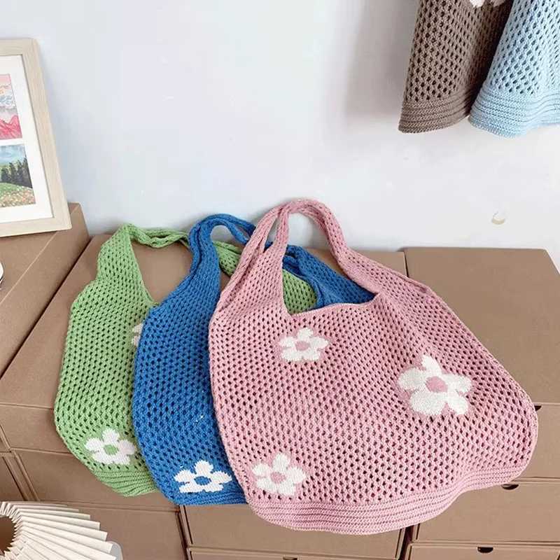 Women's Handbag, Hollow Mesh Shoulder Bag, Fashion Handbag, Super Cool Knitted Handbag, Travel Beach Handbag