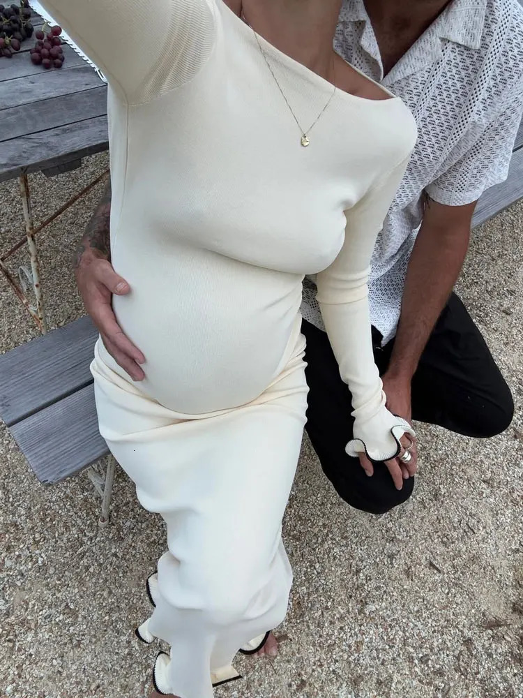 Tossy Fashion Womens Knit Mini Dress Ruffled Autumn High Waist Elegant Slim Party Dress Patchwork Knitwear Sweater Female Dress 250225