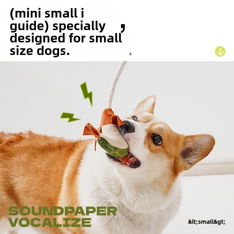 Special chewing and sound - making toy for puppies. It relieves boredom easily and starts the self - entertainment mode. An excellent choice for puppy