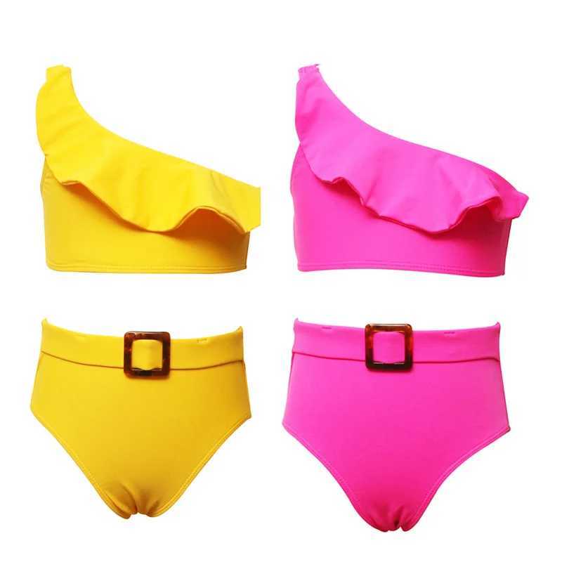 Baby Girls Swimsuits Sets Childrens Summer Fashion Beachwear Suit 2025 New Kids Pool Swimming Costume Girl Print 2Pcs Outfits X250224