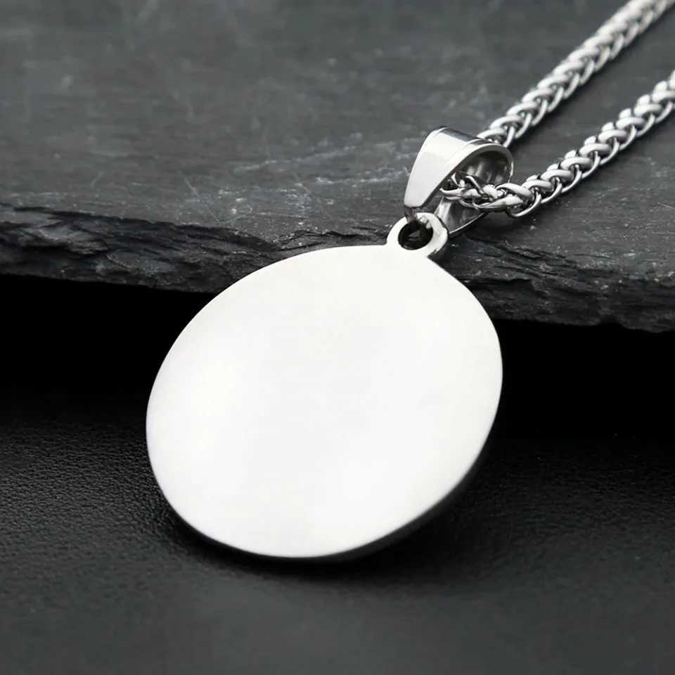 Retro Armor Knight Templar Cross Pendant Necklace Mens Stainless Steel Fashion Punk Amet Jewelry Gift Dropped X250224