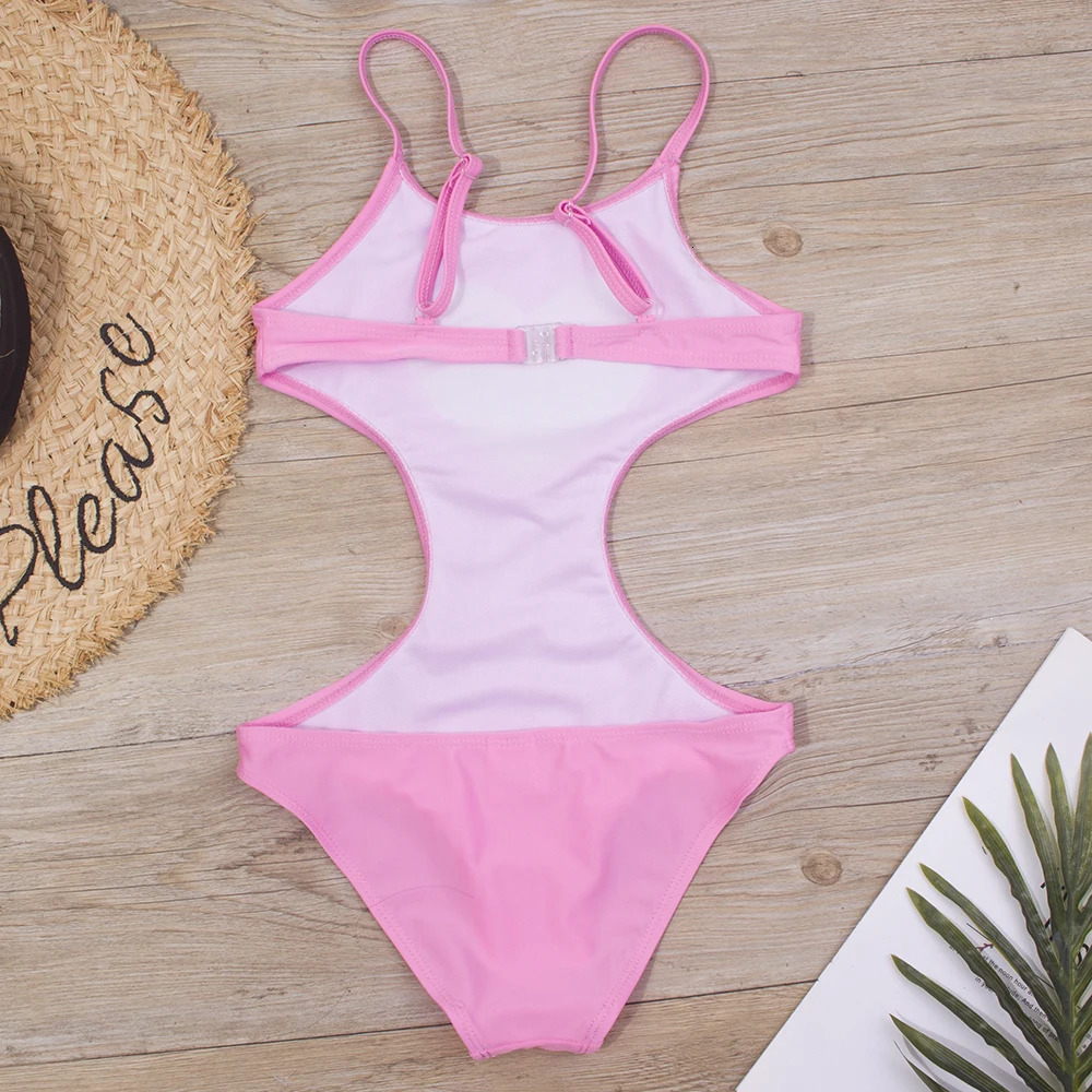 714 year old summer children 2024 womens onepiece swimsuit beach wear 250222