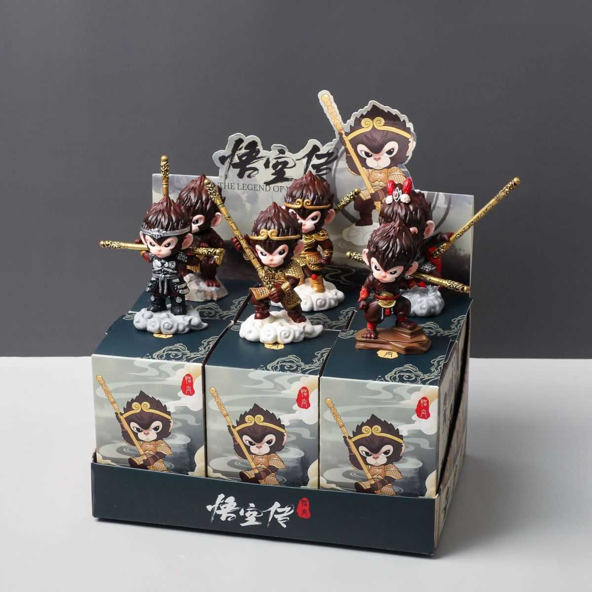 Black Mythology Wukong Blind Box Handmade Game Great Saint Golden Hoop Stick Ornament Chaos Heavenly Palace Journey to the West Gift Free shipping