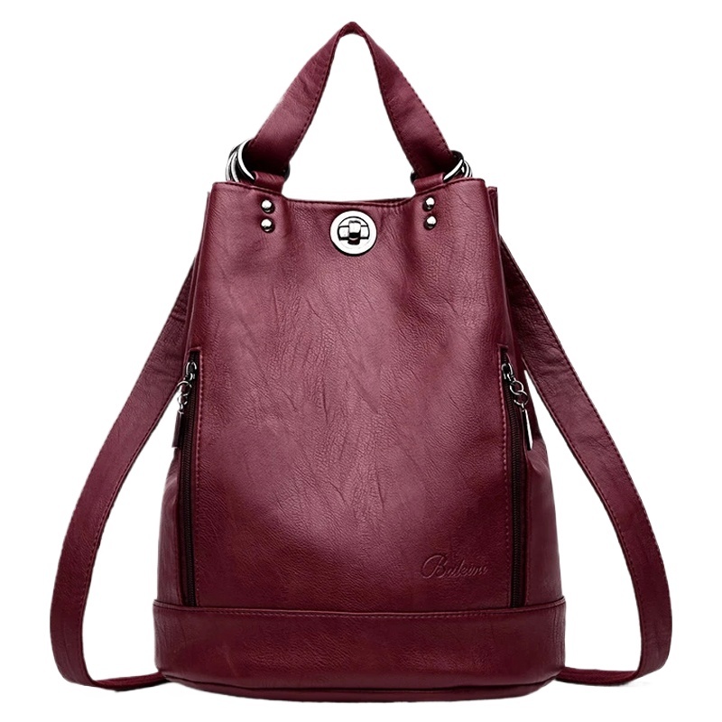 Luxury Bag Style4 New Women Backpack High Quality Leather Backpacks School Bags For Teenage Girls Brand Shoulder Bag Bagpack Mochila