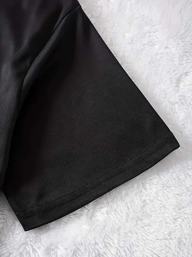 Money Print Charm flat Sve Bodycon dress with work collar breathable suitable for casual parties for women in spring and summerXJ250224