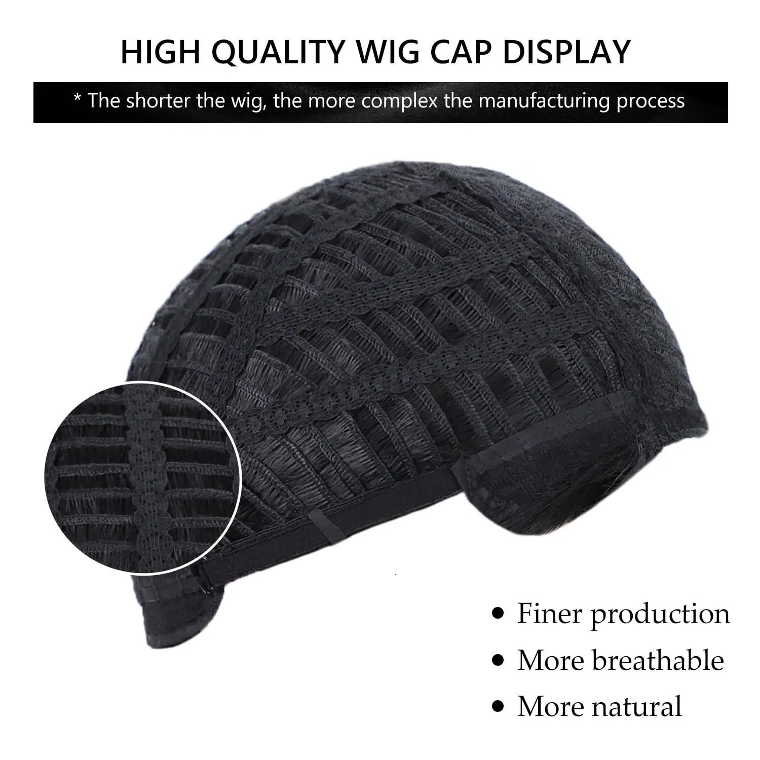 Mens Black Wigs Short Layered Fluffy Wig for Men Male Synthetic Hair Black Buzz Cut Wigs Daily and Cosplay Wig 250224