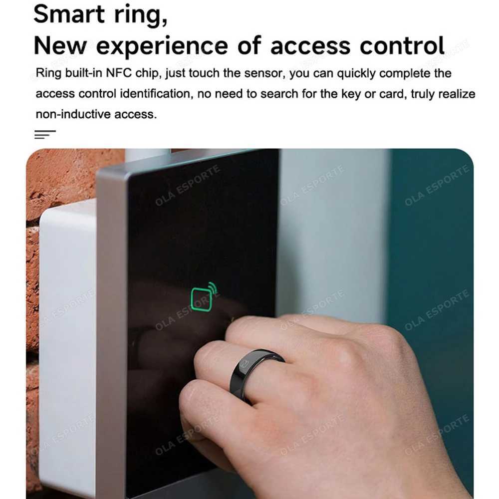 New NFC Smart Ring For Xiaomi SmartRing Real-Time Health Monitoring NFC Smart Access Control 5ATM Waterproof Men Women Smartring W250225
