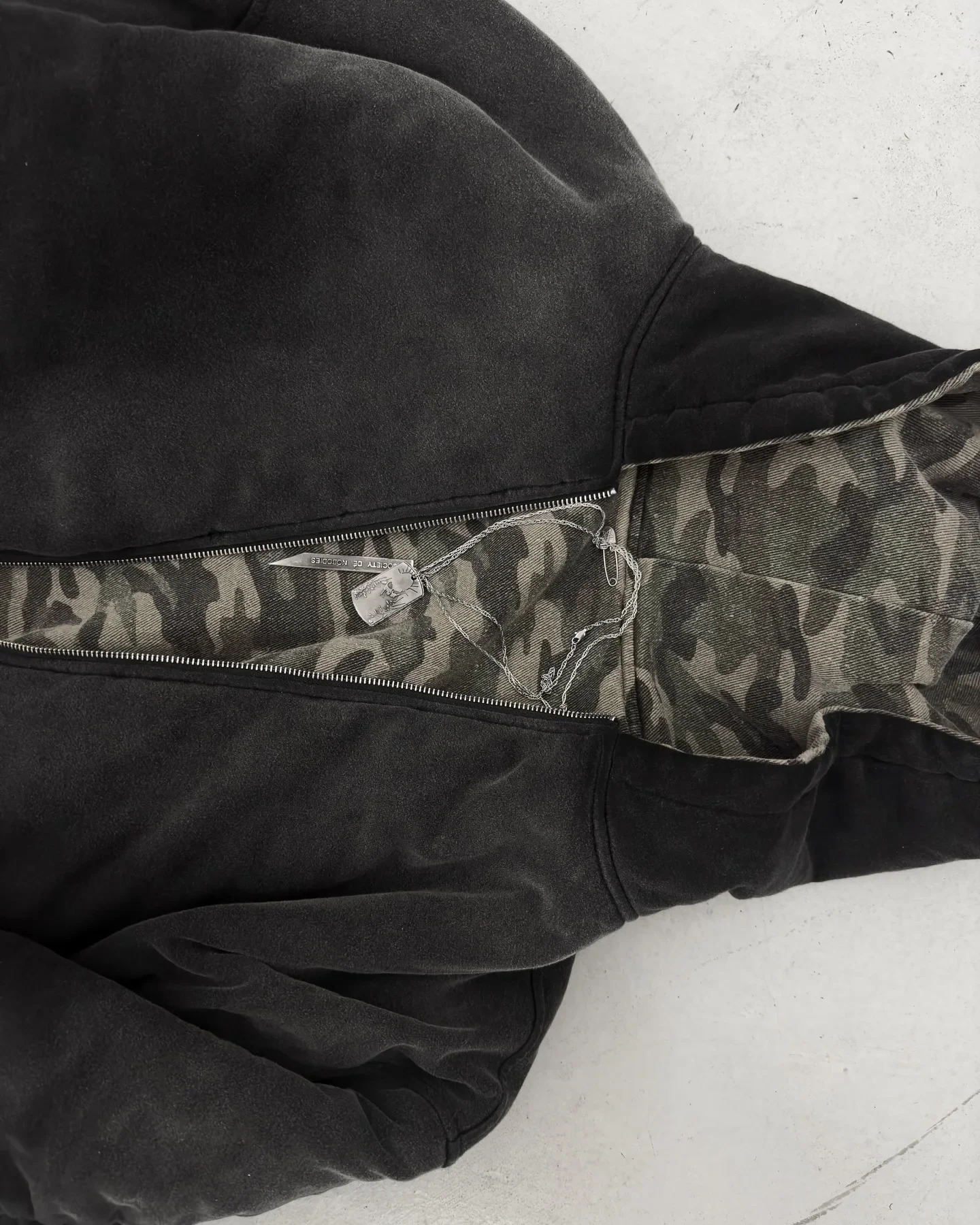American Camouflage Double sided Plush Hoodie Autumn Winter Men Women Street Cotton Coat Y2K Harajuku Hip Hop Casual 250224