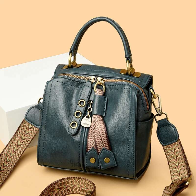 Cow Women Messenger New Genuine Leather Shoulder Handbag Designer Bag Female Tote Ladies Crossbody Sac A Main