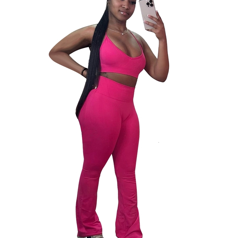 Womens Tracksuits Three Piece Set 2025 New Fashion Basic Solid Color Short Top High Waist Micro Horn Sports And Leisure Sportwear 5 Colors