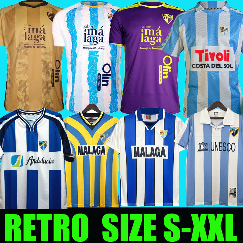 2024 2025 CAMISETA MALAGA CF soccer jersey 25th Anniversary remake 24/25 isco Football Shirts Men BUSTINZA M. JUANDE RAMON FEBAS ALEX GALLAR away third 12 13 17 18 retro