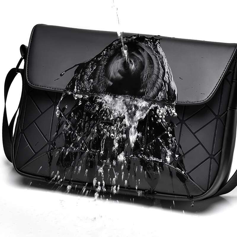 Toposhine Dazzg Colors Grid Flap Coated Waterproof Oxford Fabric Men Shoulder Bag 7.9 Inch Ipad Small Messenger Bags