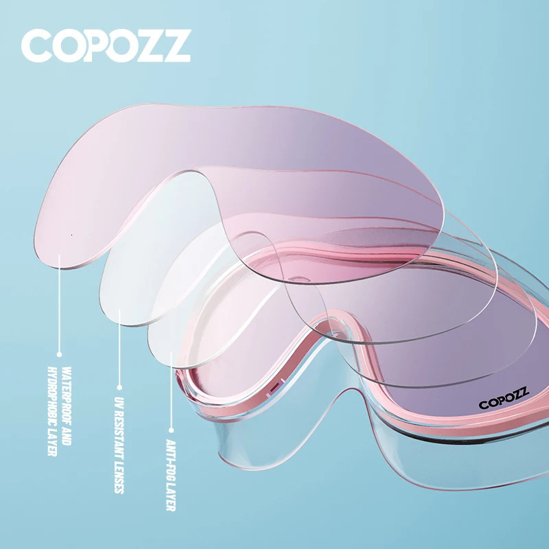 Big Frame Professional Swimming Waterproof Food Grade Silicone Glasses Swim Eyewear Anti-Fog UV Adult Men Women Diving Goggles 250226