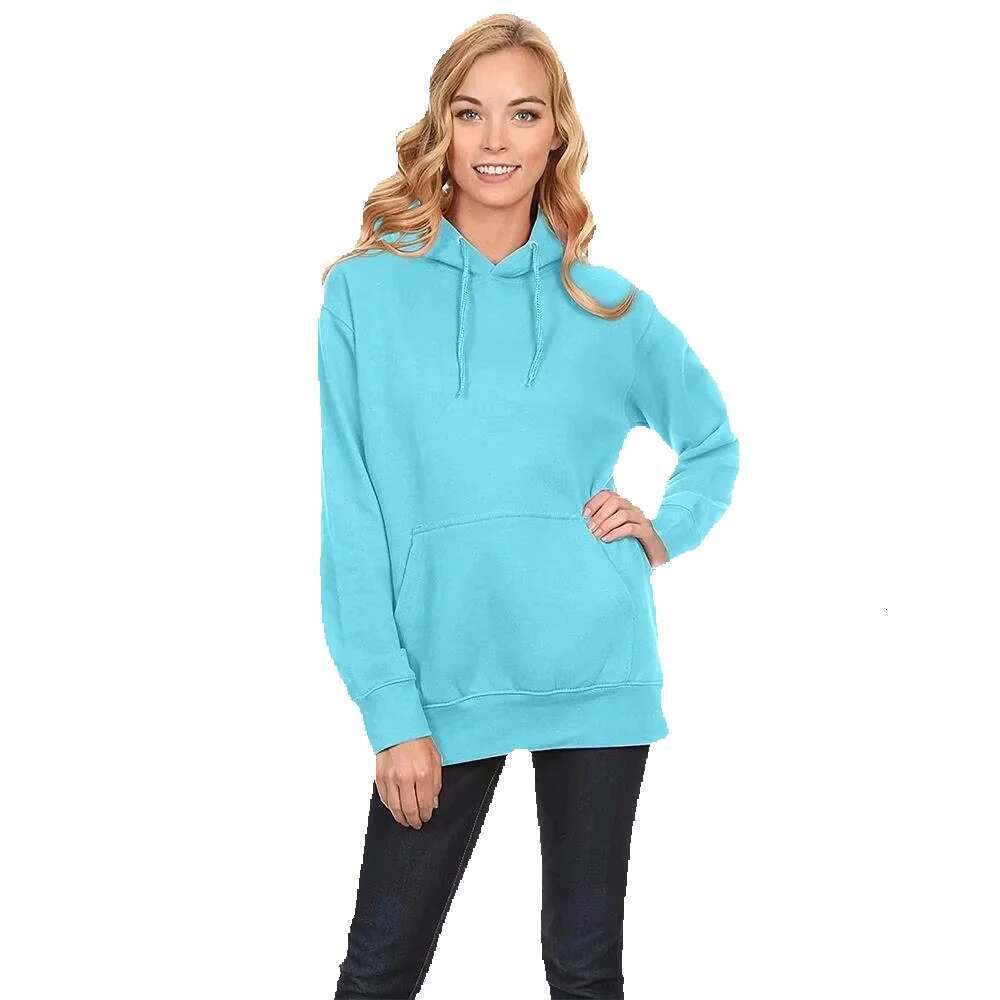 New Latest Design Women's Solid Color Pullover Good Quality Price Women Hoodies