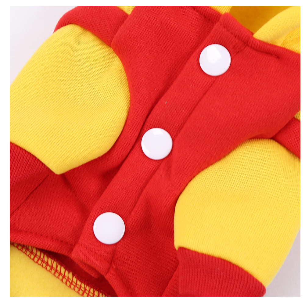 Fall - Winter Warm - up: Transforming Squeaking Chicken - themed Four - legged Pet Suits! Ideal for Active Medium - sized Dogs and Cats