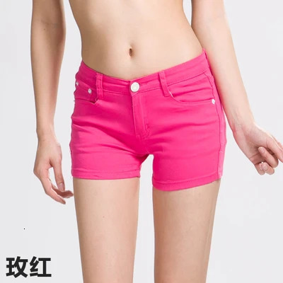 Summer Womens Casual Jeans Shorts Ladies Solid White Black Denim Shorts Female Slim Leisure Denim Shorts Feminino 250226