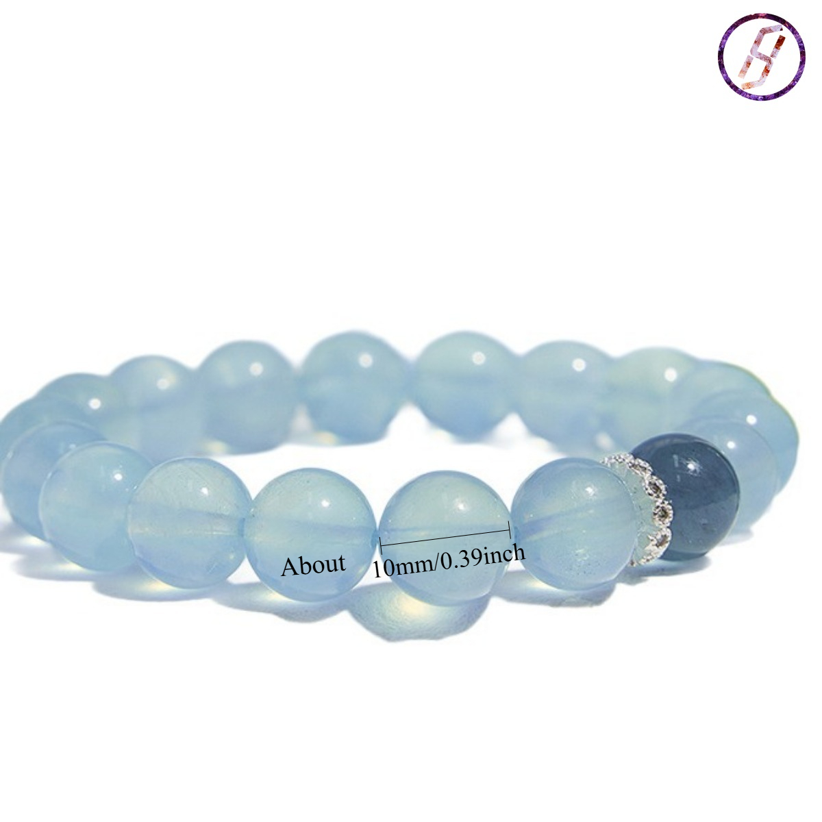 2025 New Network Hit Nezha 2 Series A Variety of Original Bracelets Natural Crystal Aquamarine A Variety of Crystal Womens Bracelet Customization