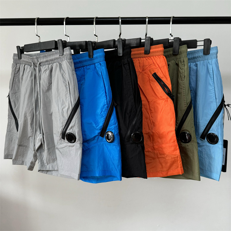Mens Shorts With Lens Button Swim Short Fitness Training Sports Short Pants Summer Breathable Quick Drying SwimWear Designer Men Shorts 7 Colors