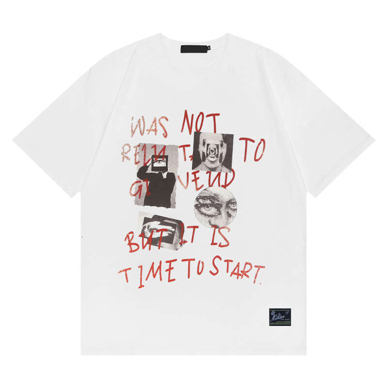 YPRS Men's Design Sense China-Chic Brand Oversize American Street Small Couple Inst T-shirt