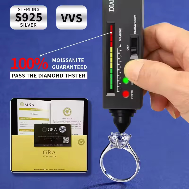 Halo Pave 4/5 CT Pear Cut Moissanite Dia Zircon Sterg Sier Gold Plated Engagement Ring