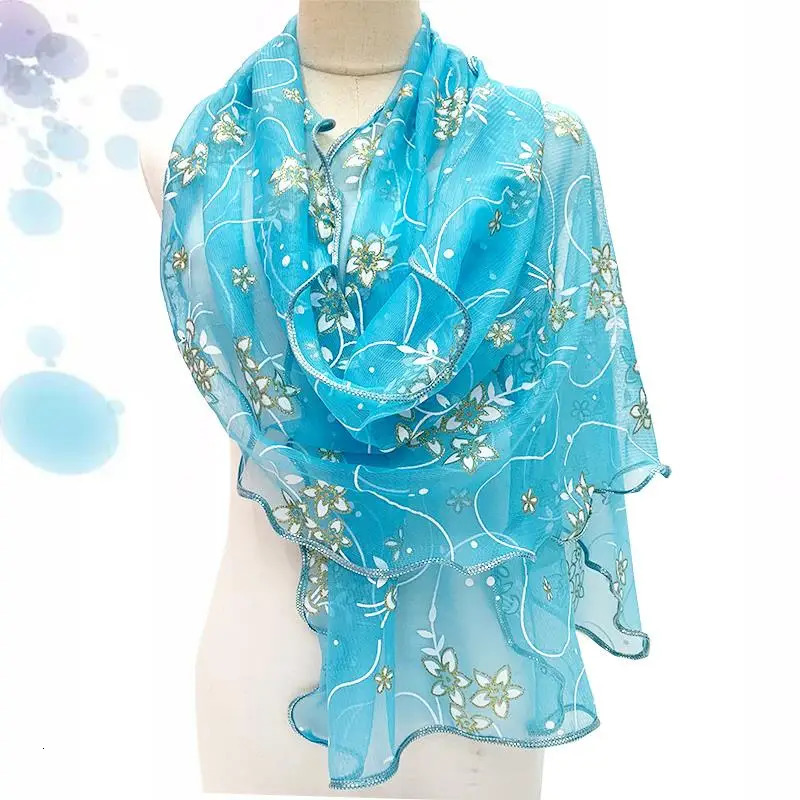 Lace Scarf Women Li… - image