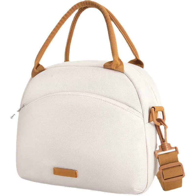 Lunch Bag Women Insulated Messenger Bag Men Waterproof Lunch Cooler Bag Insulated Lunch Box Portable Handbag Picnic Bento Bag 250225
