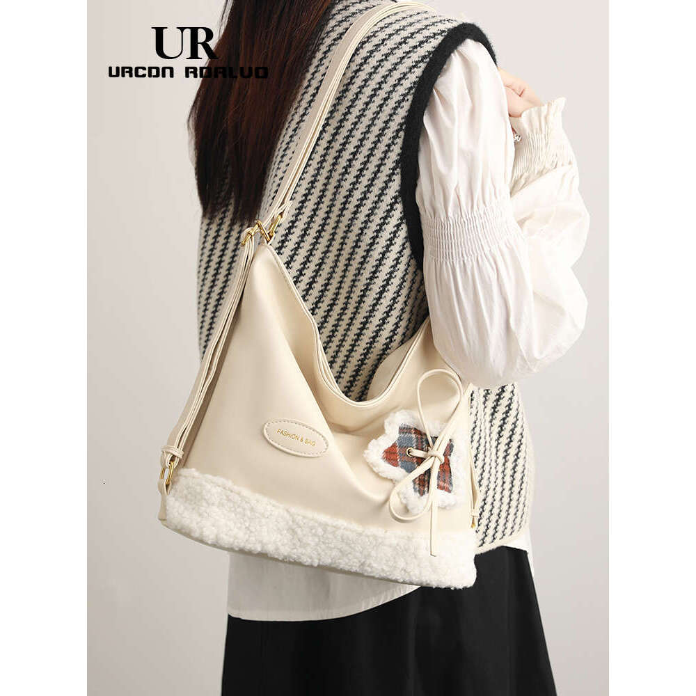 Women's Bags UR Soft Leather Tote Bag For Women Winter New Style Trendy Versatile Commuter Handbag Casual Underarm Backpack