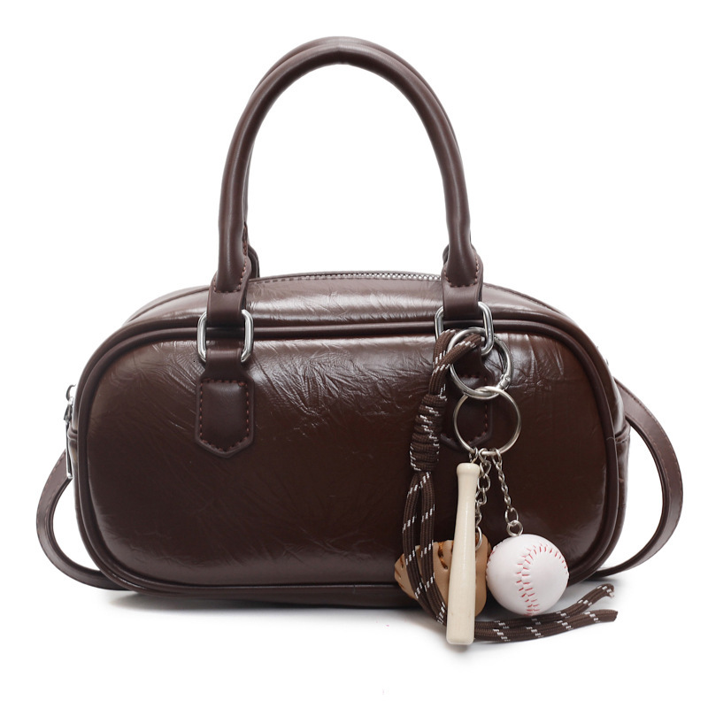 2025 new hand-held bowling for women, niche fashion, color blocking, versatile, single shoulder crossbody bag, stylish small square bag #swissmilitary