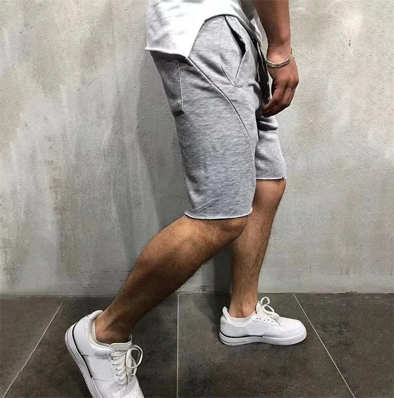 Fitness Men Solid Color Running Thin Shorts Casual Sports Shorts Mens Quarter Pants Casual Mens Pants 250225