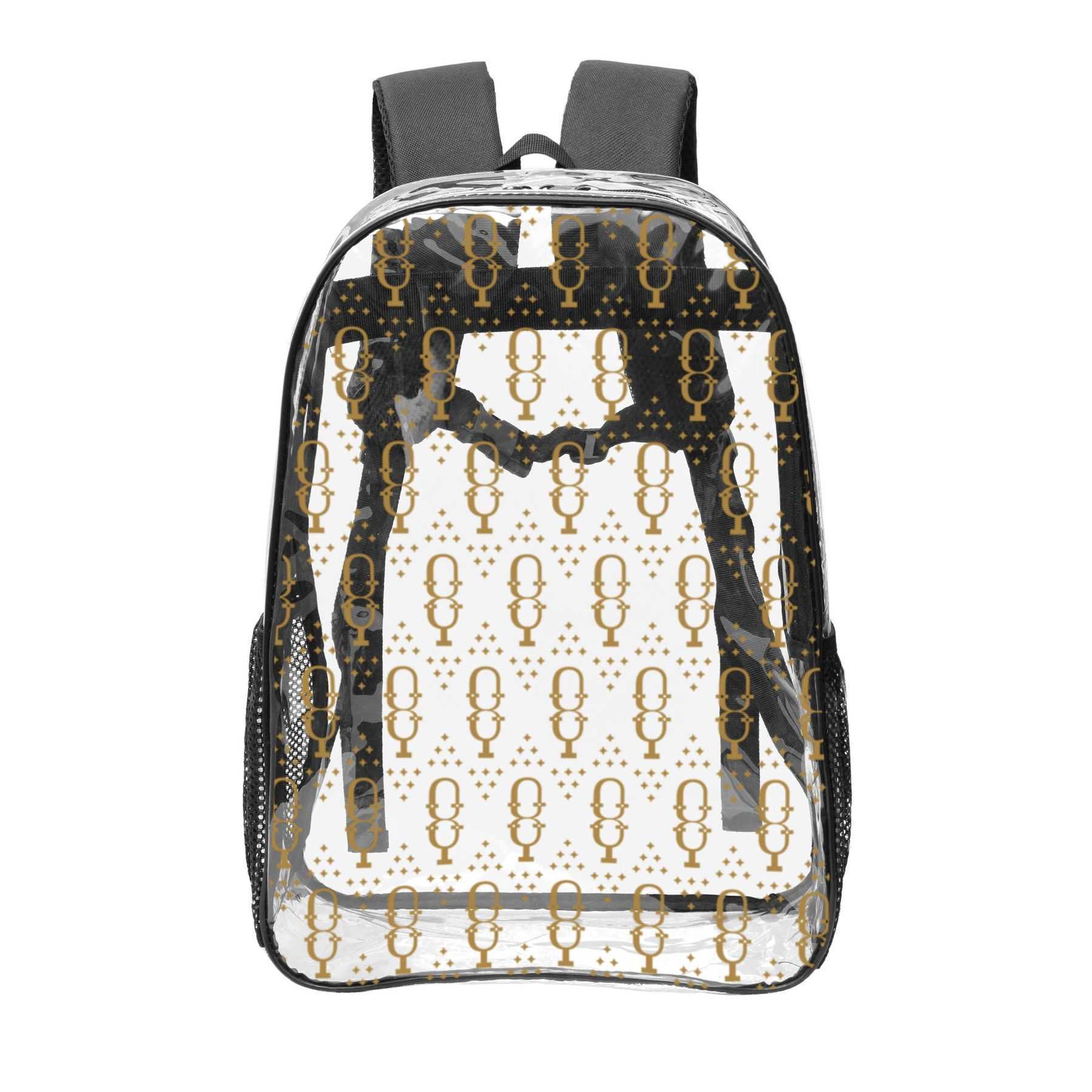 NXY Womens Fashion Backpacks Girl Transparent Daypack Large Capacity Shoulder Schoolbag Students Individuality Crossbody Bagpack Hip