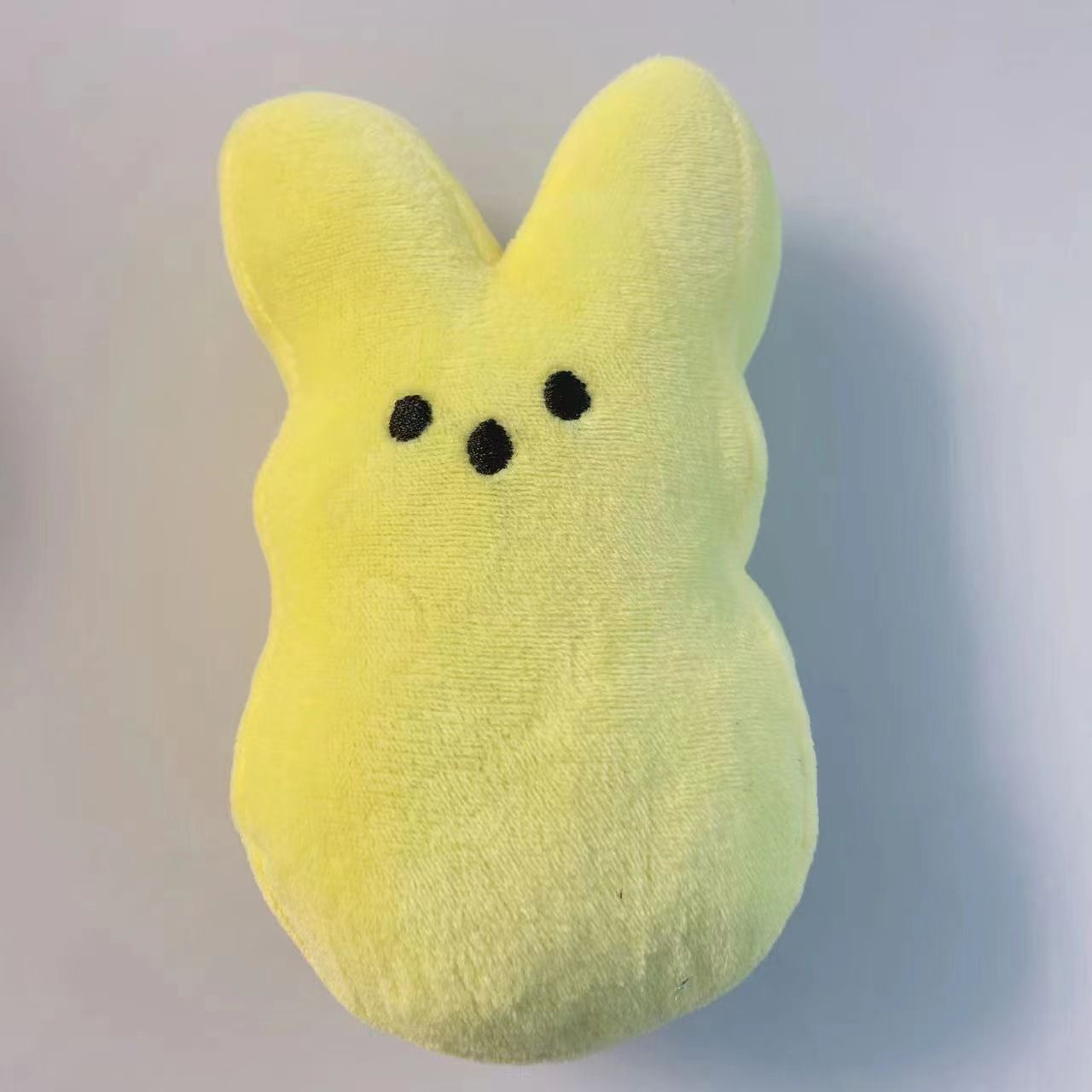 6 Inch Plush Easter Bunny Rabbit Toy Kids Toddler Baby Animal Doll Easter Party Supply Gift, Soft Velvet Cute Cuddle Toys for Boys Girls