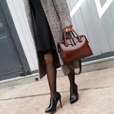 High Quality Casual Tote Bags Vintage Shoulder Large Capacity Fashion Leather Handbags Big Women Bag