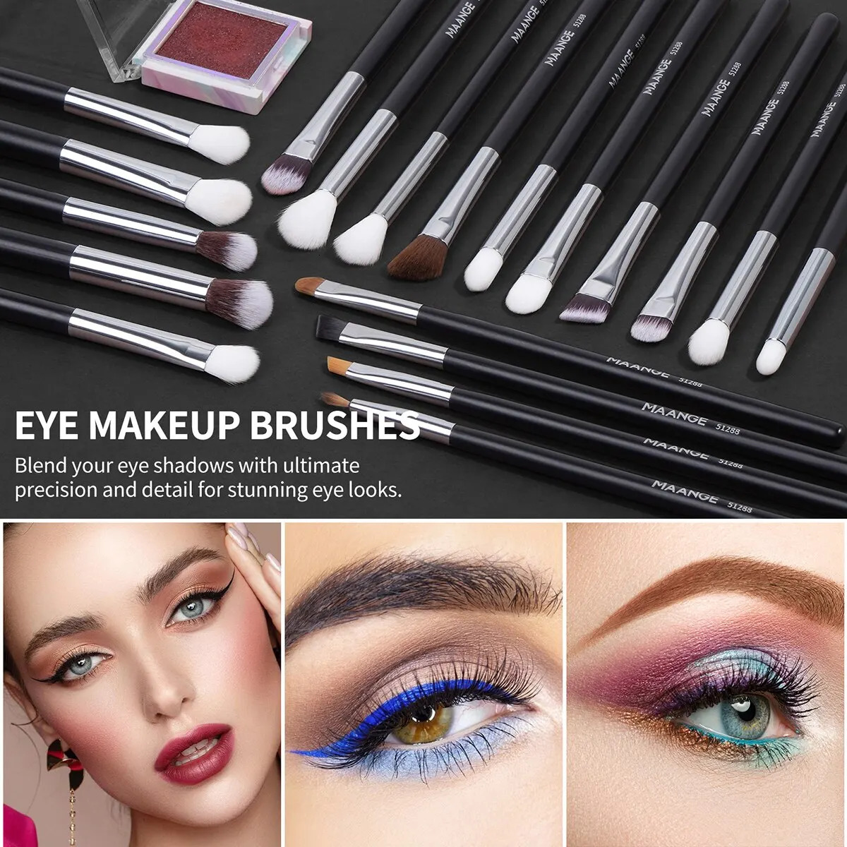 30PCs Professional Makeup Brushes Set Cosmetic Beauty Tools Foundation Eyeshadow Concealer Blend Brushes Fluffy Bristle Powder 250224