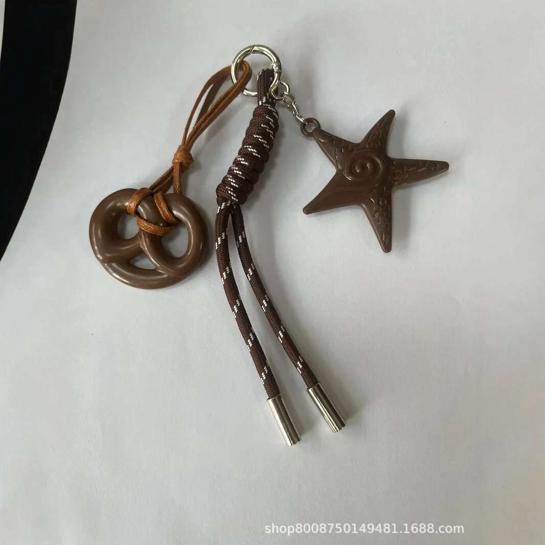 2024 New Winter Ins Same Alkali Water Bread Pendant Miu Style Niche Backpack Hanging Rope Bag Accessories