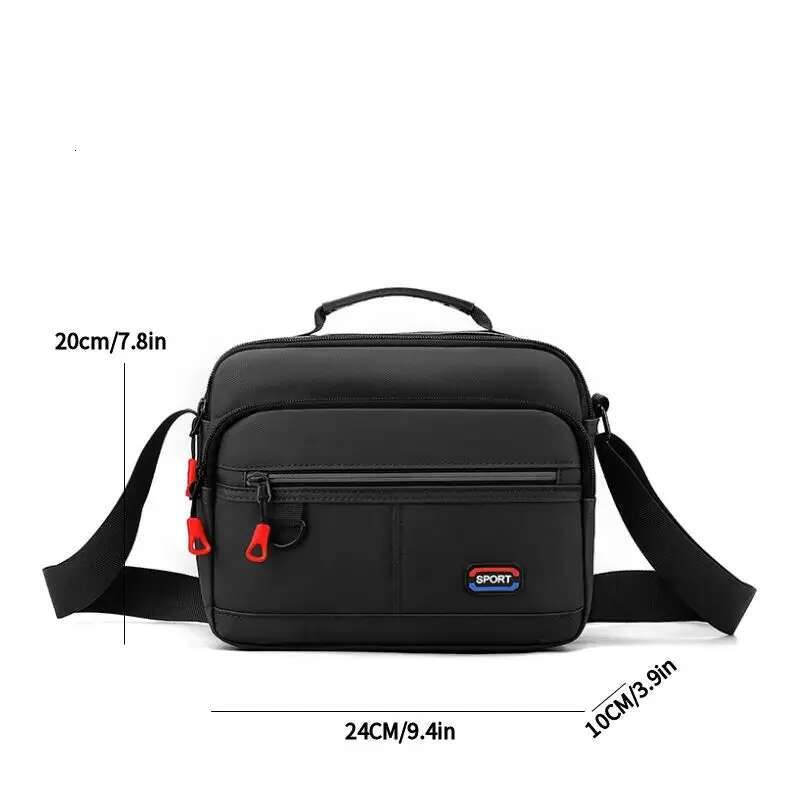 New Fashion Oxford Men's Shoulder Bag Man Waterproof Handbag Crossbody Business Bags For Men