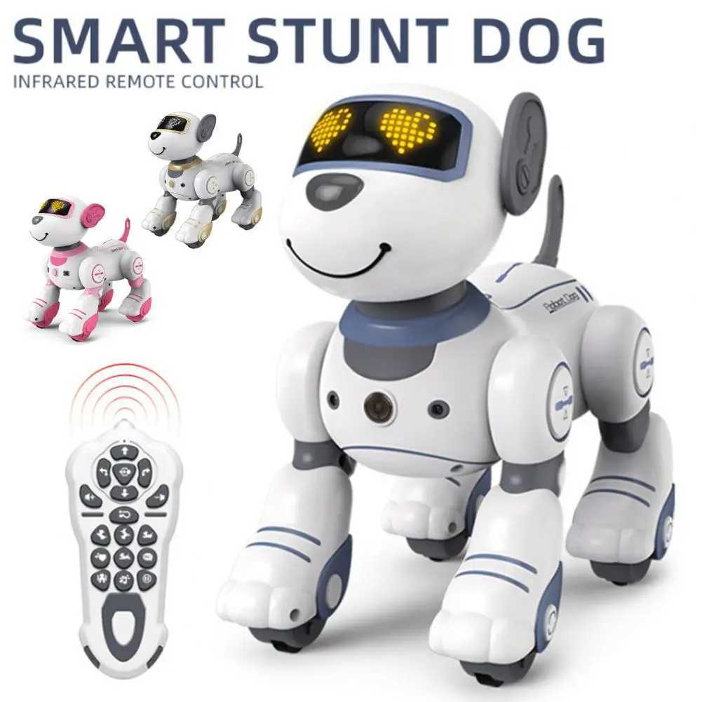 Singing Robot Dog Remote Control Robot Dog Toy for Toddlers Touch-sensing nt Puppy with Programming Abilities for Boys Y250226