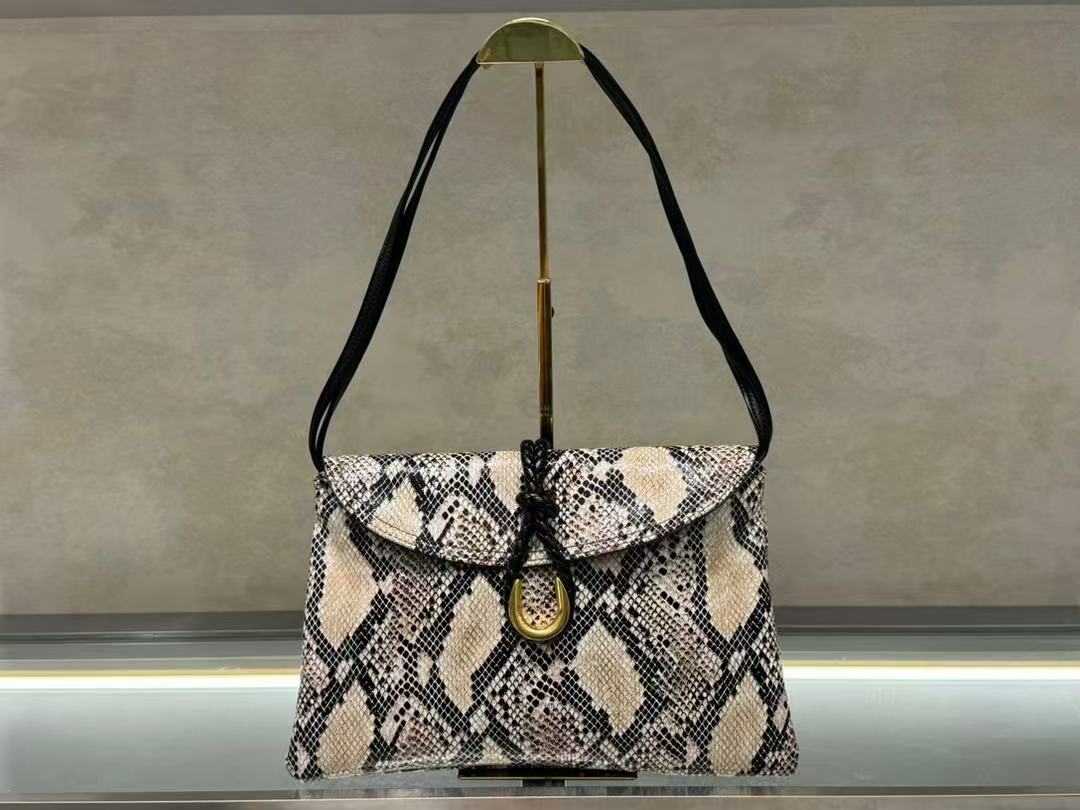 2025 Aaaaa Snake's Skinsuede Leopard Stampa Per Piselli Pisello Borsa Di Moda L…