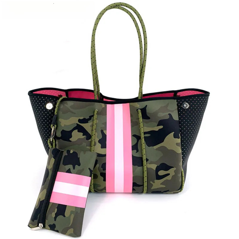 Fashion Spain bags designer handbags Totes Large Neoprene Shoulder Bag Light Bolsas Female Travel Beach Holiday High Quality Handbags