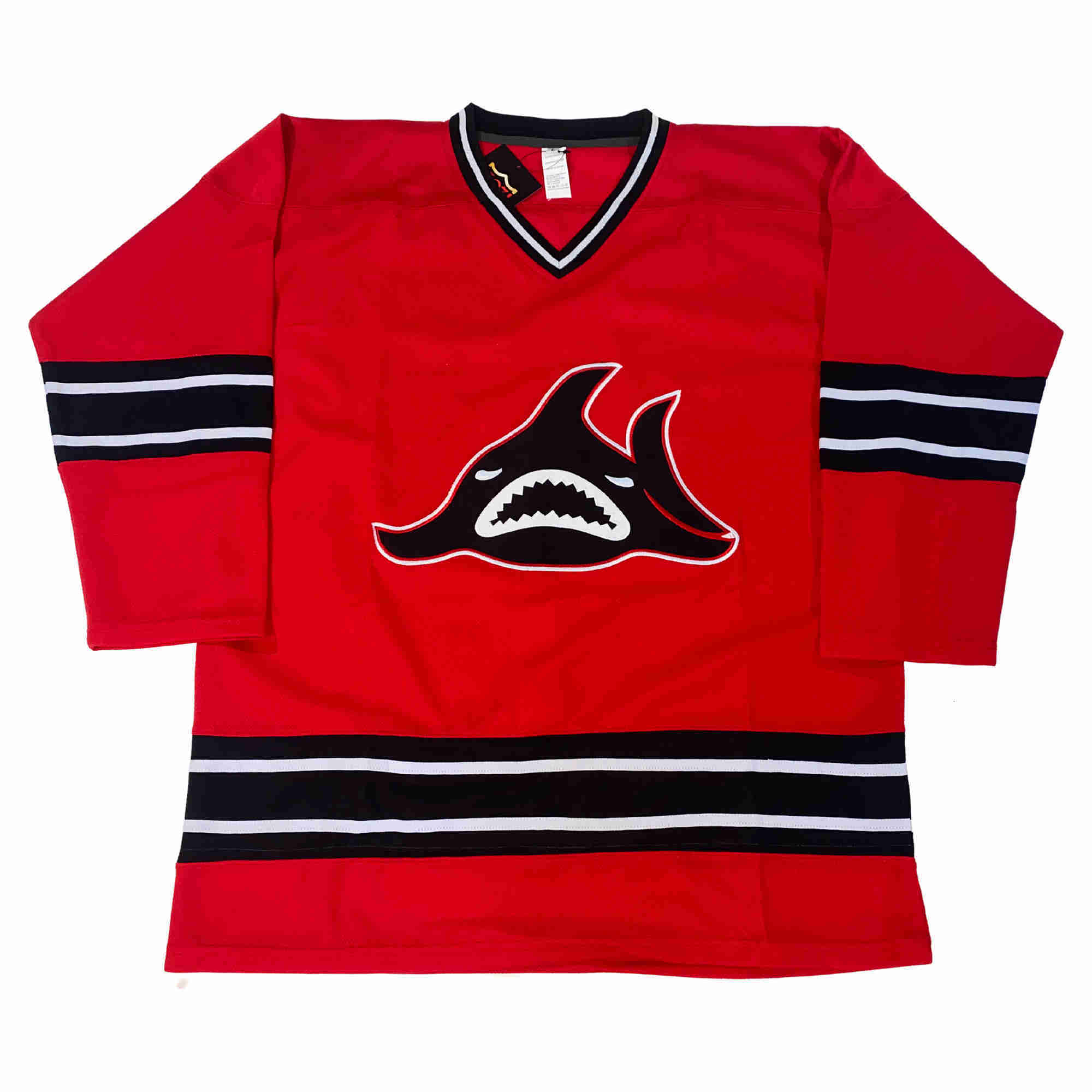 Los Angeles Sharks Retro Hockey Jersey Stitched Vintage Custom Any Name And Number