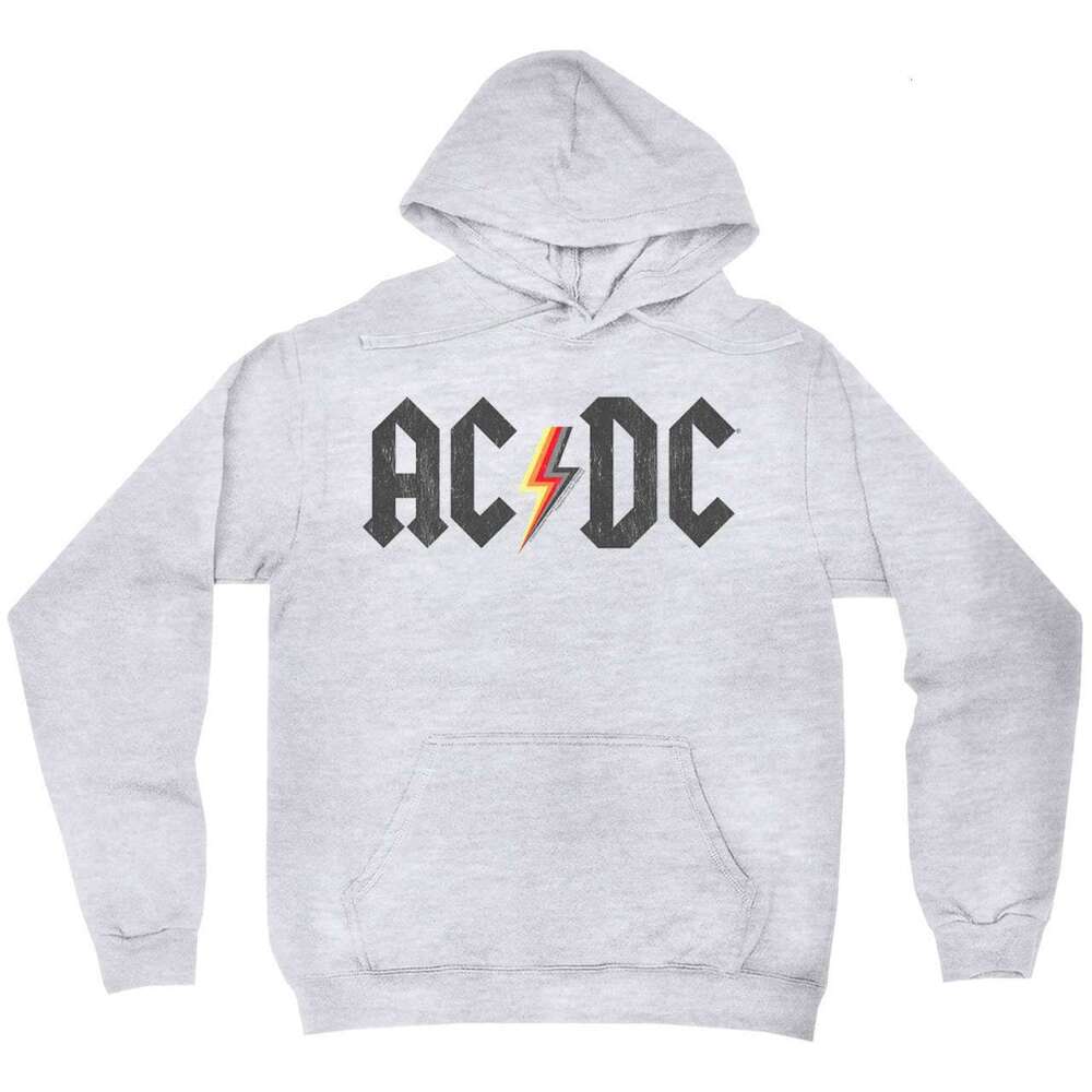 80s classic high street punk ACDC rock band autumn and winter new men's loose hooded sweatshirt