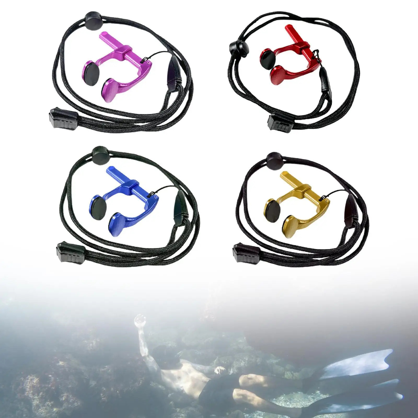 Swimming Noses Plug in Nose Lightweight Reusable Flexible Practical Swim Nose Clip for Diving Pool Training Beginners Women Men 250226