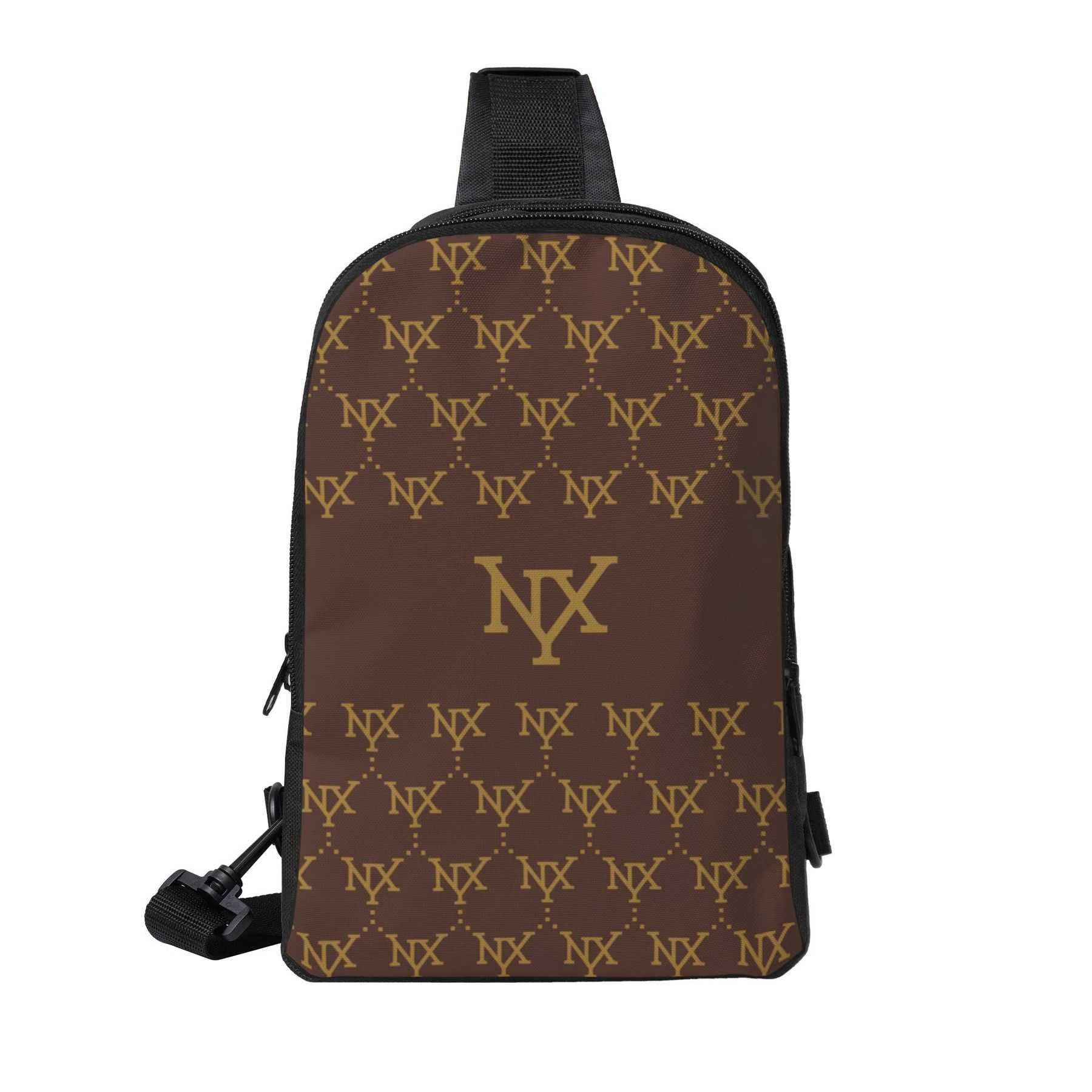 NXY Double Layer Chest Bag For Men Large Capacity Shoulder Bag Lightweight Crossbody Bag Travel Backpack Multifunction Designer Bag Hip