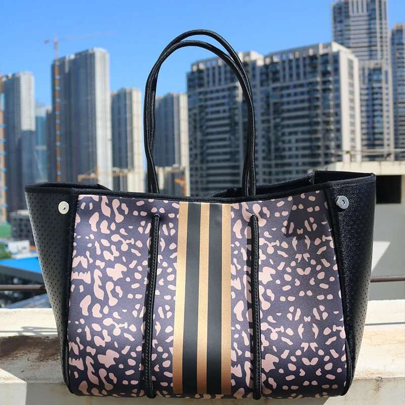 Fashion Spain bags designer handbags Totes Large Neoprene Shoulder Bag Light Bolsas Female Travel Beach Holiday High Quality Handbags